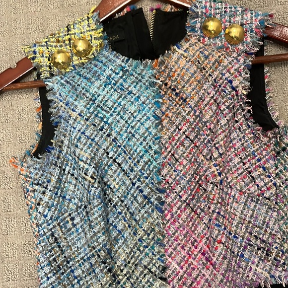 Escada tweed boucle dress - Picture 3 of 6